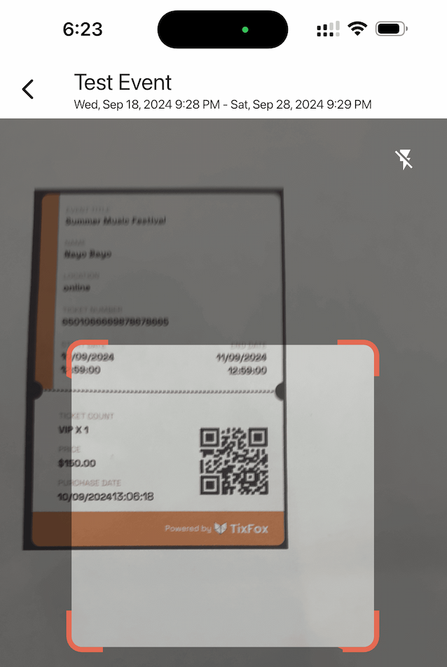 TixFox Mobile App